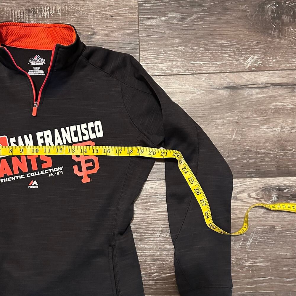 San Francisco Women's Giants baseball long sleeve pullover jacket, Size Large - Picture 4 of 5